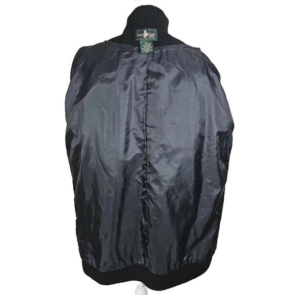 VTG. Hunt Club ~Woman Size12 Petite~ Black Wool Blend Jacket Coat. - Picture 6 of 12